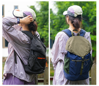 Mochila Casual con Cordón Ajustable, Plegable y Lavable, para Senderismo, Estudiantes, con Logotipo Personalizado, Mochila Deportiva Económica, Disponible en Varios Modelos