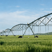 Système d'irrigation central pivotant mobile Daringfish de 10 hectares avec moteur de pompe numérique IoT et boîte de vitesses pour usage agricole