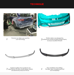 In Fibra di carbonio G20 M Sport Paraurti Anteriore Splitter per BMW G20 M TECH Berlina 2019-2020 - Product Image 6