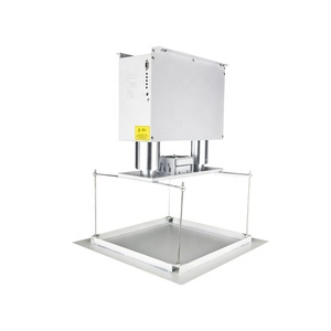 Meccanismo di Sollevamento TV in Acciaio con Telecomando, Supporto a Soffitto Nascosto per Proiettore Elettrico e Telecamera, Altezza Regolabile - Product Image 1