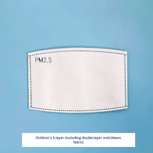 Lámina de <span class=keywords><strong>Filtro</strong></span> PM2.5 de 5 Capas, Carbón Activado Antiolor, Junta Desechable No Tejida, Accesorios para Mascarillas Faciales Completas, Regalo Empresarial - Product Image 6