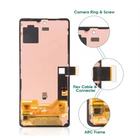 Écran OLED 6,3'' pour Google Pixel 7 GVU6C GQML3, écran tactile LCD, assemblage de numériseur, remplacement LCD