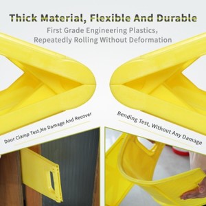 Có thể tùy chỉnh Hai Mặt Pp một hình dạng khung giao thông dấu hiệu màu vàng trơn CAUTION Board dấu hiệu có thể gập lại có thể gập lại để sử dụng thuận tiện - Product Image 4