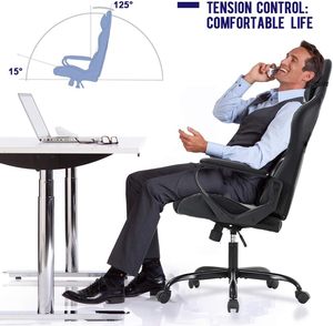 <span class=keywords><strong>La</strong></span> <span class=keywords><strong>mejor</strong></span> <span class=keywords><strong>silla</strong></span> de juego ejecutiva ergonómica con respaldo alto <span class=keywords><strong>para</strong></span> oficina, PU de escritorio de <span class=keywords><strong>silla</strong></span> de trabajo, soporte Lumbar <span class=keywords><strong>para</strong></span> oficina, PC, trabajo, blanco, <span class=keywords><strong>para</strong></span> hombres y mujeres - Product Image 5