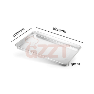 Teglia Rettangolare 60x40 per Panini, <span class=keywords><strong>Hamburger</strong></span> o Hot Dog, Attrezzatura da <span class=keywords><strong>Forno</strong></span> in Alluminio - Product Image 5