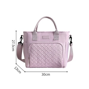 Gran capacidad portátil para el <span class=keywords><strong>trabajo</strong></span> con bolsa <span class=keywords><strong>de</strong></span> almuerzo para estudiantes bolsa <span class=keywords><strong>de</strong></span> fiambrera portátil para entrega <span class=keywords><strong>de</strong></span> alimentos bolsa aislada - Product Image 2