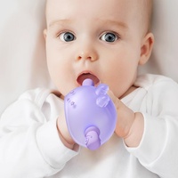 Jouets de dentition pour bébés en silicone souple sans BPA, personnalisés OEM, de qualité alimentaire, protègent les mains et préviennent les irritations des gencives