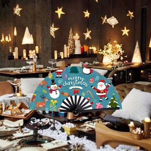 พัดไม้ไผ่พกพาขนาด 33 ซม. รุ่นใหม่ล่าสุด รับสกรีนโลโก้ ของขวัญคริสต์มาส ของที่ระลึกงานปาร์ตี้ หรือของตกแต่งงานฝีมือ - Product Image 5