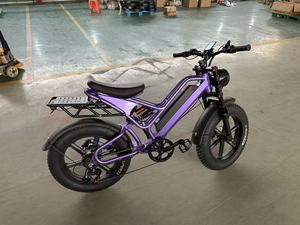 2025 M7 vélo électrique prêt stock 500W électriquement montagne Fatbike pas cher 20 pouces gros pneu Ebike vélo électrique usine - Product Image 5