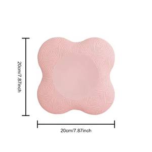 Almohadilla protectora de rodilla de yoga antideslizante de TPE engrosado, soporte plano suave para rodillas, colchoneta deportiva antideslizante de rebote lento, soporte sólido para codos - Product Image 6