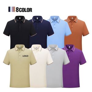 Chemises Polo en Gros Personnalisées pour Hommes, 220 g/m², 100 % Coton, Uniformes, Couleur Unie, Coupe Ajustée, Tendance Été, Chemises Polo de Golf - Product Image 4