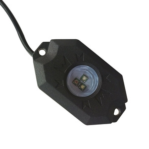 Rgb Undercarriage <b>Lights</b> 4 <b>Led</b> Pods Remote Control Off Road Vehicle Lighting System With <b>Wiring</b> Harness And Mounting Hardware - Product Image 2