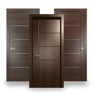 <span class=keywords><strong>Porte</strong></span> intérieure pré-montée Chantadoor moderne en <span class=keywords><strong>PVC</strong></span> et MDF avec cadre, isolation phonique, surface finie pour chambre et villa - Product Image 1