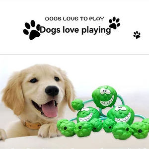 YZS-Pet Coton Corde Boule Conique Jouet Chien Fuite De Nourriture Jouet Alimentaire Puzzle Morsure Interactive Pet Ball Chew Dog Toy - Product Image 4