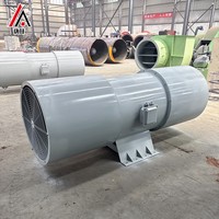 Parking souterrain à faible bruit ventilant la fan de jet de ventilateur d'écoulement axial