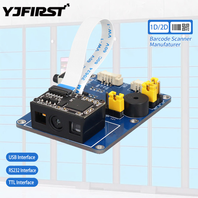 High Quality Mini 2D CMOS Fixed Mount Barcode Reader Qr Code Scanner Module Scanning Engine With Development Board