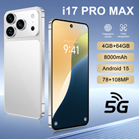 Nuevo Teléfono Inteligente Original 2025 17 Pro 5G de 6.9 Pulgadas, Titanio, Desbloqueado, Inglés/Español, OLED, Android 15, Batería de 8000 mAh, Doble SIM