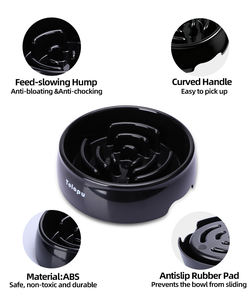Tigela De Alimentador De Cachorro Anti-<span class=keywords><strong>Choke</strong></span> Plástico De Comida Lenta Ecológica Com Fundo Antiderrapante Durável Anti-Tumble Pet Tigela De Alimentador Lento - Product Image 4