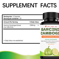 Capsules traditionnelles de tamarin de Malabar (Garcinia Cambogia), complément ayurvédique pour le feu digestif (Agni) et le nettoyage saisonnier