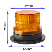 Hochleistungs-Sicherheitswarn-LED-Rundumleuchten Blitzlichter mit 40 LEDs Rot Bernstein Blau Notlampe für Gabelstapler Traktoren Fahrzeuge 80V