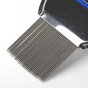 Vente en gros de poils humains pour animaux de compagnie, peigne à <span class=keywords><strong>poux</strong></span> en métal à dents en spirale, tête en acier inoxydable, peigne à <span class=keywords><strong>poux</strong></span> Terminator <span class=keywords><strong>anti</strong></span>-nit gratuit - Product Image 4