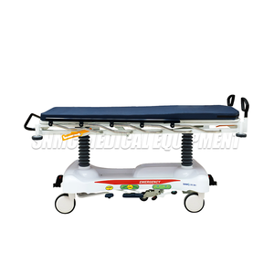 2025 새로운 스타일 병원 환자 교통 트롤리 유압 중앙 잠금 바퀴와 다기능 전송 트롤리 - Product Image 6