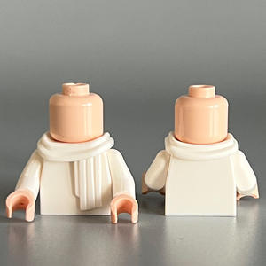 قطع بناء صغيرة على شكل شخصيات دمى، وشاح قابل للارتداء، أكمام، لحية، أحذية، إكسسوارات، قطع بناء - Product Image 6