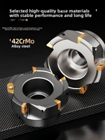 Fraiseuse à angle droit haute précision 300R 400R 90 BAP50/63/80 R0.8 42CrMo CNC, taille personnalisable, ODM OEM