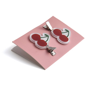 Exquisite Cute Fashion <b>Acrylic</b> Cherry Hair Clip Barrettes, Hair Accessories For Girls Wholesale Gift For Metal Craft - Product Image 6