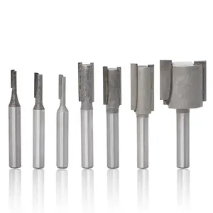 Kaplan freze uçları katı karbür keskin uçlu 3 flüt boyutlandırma CNC Router Bit planya kesici End Mill