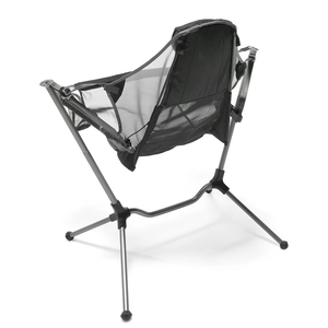 Silla reclinable plegable de aluminio, mecedora ligera con portavasos para acampada y acampada, para exteriores