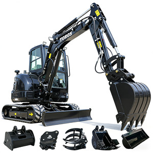 Excavatrice sur chenilles de 3,5 tonnes avec cabine fermée, moteur japonais, puissance fiable pour les entreprises de location, best-seller - Product Image 1