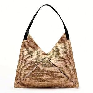 Sac en paille de raphia de style professionnel, grande capacité pour les nouveaux cadeaux promotionnels - Product Image 2