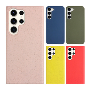 Tái chế TPU phân hủy điện thoại trường hợp Đối với <span class=keywords><strong>Samsung</strong></span> S23 S24 siêu thời trang điện thoại di động Trường hợp lúa mì ống hút phân hủy sinh học - Product Image 5