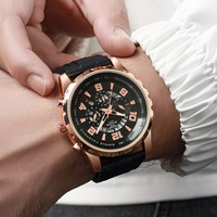 Montre de luxe pour homme YuSa1321, quartz, calendrier, nouvelle montre-bracelet Relogio Wasculino pour homme