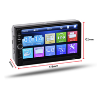 Estéreo para Auto con Pantalla Táctil de 7 Pulgadas, Reproductor MP5 con Carplay, Bluetooth, Radio FM, TF, Logotipo Personalizado OEM, Venta al Por Mayor de Fábrica