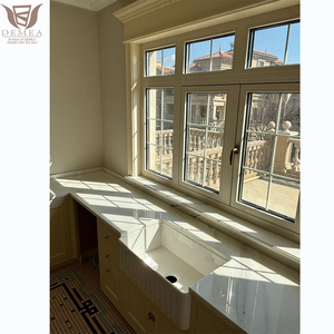 Demea rắn gỗ nội thất với nhôm bên ngoài Composite cửa sổ nhiệt phá vỡ khung cho nhà nhôm mạ gỗ khuôn cửa sổ - Product Image 4