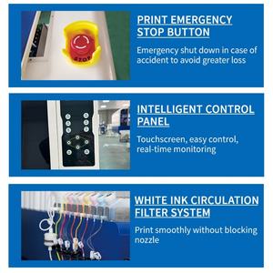 เครื่องพิมพ์อิงค์เจ็ทขนาด 60 ซม. สำหรับพิมพ์โลโก้แบรนด์ส่วนตัวแบบขายส่ง พร้อมเตาอบแบบเขย่า รุ่นใหม่ล่าสุด - Product Image 4