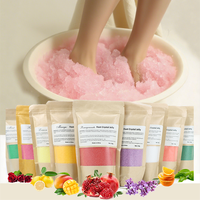 Gel cristallin hydratant pour pédicure et manucure, produit de spa pour les pieds, bain de pieds relaxant, directement de l'usine
