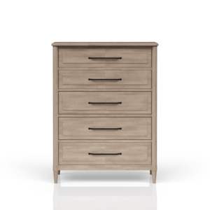 DB Sand Finish Cofre de puerta de 5 cajones Solución de almacenamiento elegante - Product Image 3