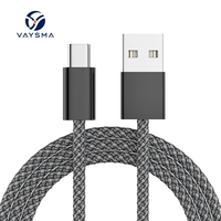 Câble de charge USB vers type C de haute qualité 3M 60W, câble de données, câble type C, charge rapide pour téléphones mobiles et montres intelligentes