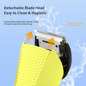 Kemei Km-650, Cortadora de Pelo Corporal Completa para Mujer con Batería de Litio de 1200 mAh, Máquina Eléctrica para Depilación de Partes Íntimas Femeninas, Juego de Recortadora de Bikini - Product Image 3