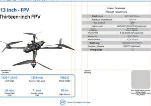Quadricóptero FPV de 5 polegadas com 5.8G ELRS, sem escovas, alta velocidade, RTF, direto do fabricante, <span class=keywords><strong>Drone</strong></span> - Product Image 5