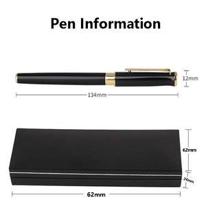 Bolígrafo de Lujo con Logotipo Personalizado y Caja de Cuero, Ancho de Escritura de 1.0 mm, Tinta Azul/Negra, para Promoción, Negocios, Escuela y Oficina - Product Image 3