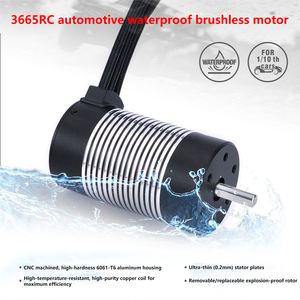 Motor sin escobillas a prueba de agua con eje de 3.175 mm, 3660 2600KV 3300KV 3800KV 4300KV, para coches y camiones RC a escala 1/10, juguetes de modelo. - Product Image 5