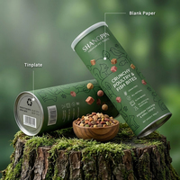 Tube en papier pour friandises pour animaux de compagnie, emballage écologique biodégradable avec couvercle ajusté pour les marques de produits de marque privée