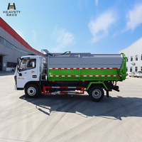 HEAVSTY Nouveau Camion de Transport Manuel Diesel 6CBM Scellé pour l'Élimination Inoffensive des Animaux Morts pour Dongfeng D6 CLD5041ZZZEQ6
