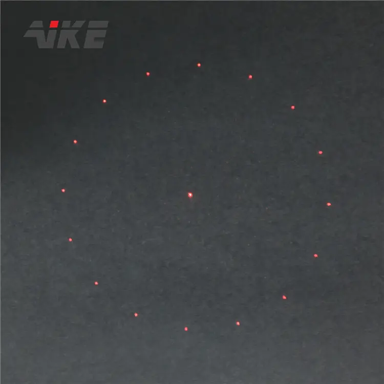 Módulo do laser vermelho do círculo 1:16 do aike 5v-24v