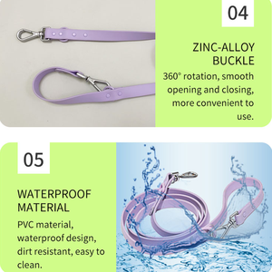 Juego de arnés 2025 de lujo personalizado con logotipo personalizado sin tirones de PVC de neopreno para mascotas arnés de correa para perro conjunto de collar para perro - Product Image 3