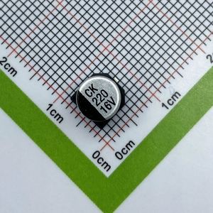 Manufacturer Direct CK1C221M-CRE77 6.3*7.7 Capacitors SMD Electrolytic Capacitors 220uF 20% 16V - Product Image 1